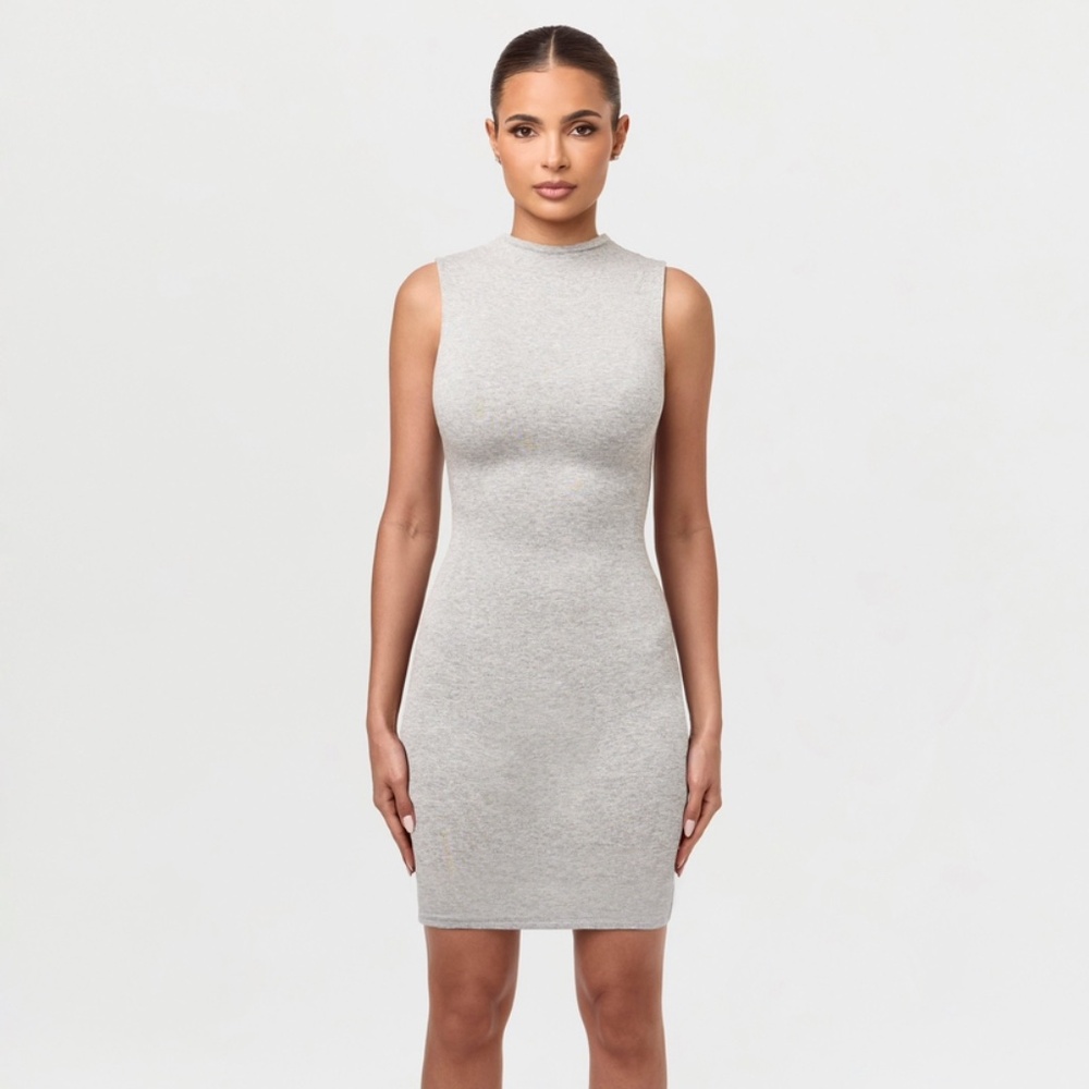 Naked wardrobe soft bodycon dress